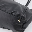 GUCCI Abbey Shoulder Bag Leather Black Gold 189835 Auth ki6992M-12