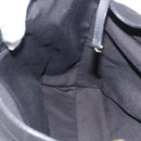 GUCCI Abbey Shoulder Bag Leather Black Gold 189835 Auth ki6992M-17