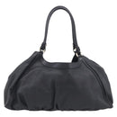 GUCCI Abbey Shoulder Bag Leather Black Gold 189835 Auth ki6992M-3