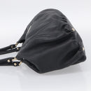 GUCCI Abbey Shoulder Bag Leather Black Gold 189835 Auth ki6992M-4