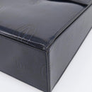 Cartier Turn Lock Hand Bag Patent Leather Black Auth ki6996M-10