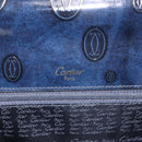 Cartier Turn Lock Hand Bag Patent Leather Black Auth ki6996M-14