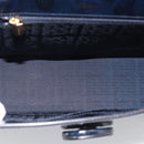 Cartier Turn Lock Hand Bag Patent Leather Black Auth ki6996M-15