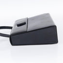Cartier Turn Lock Hand Bag Patent Leather Black Auth ki6996M-4