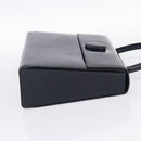 Cartier Turn Lock Hand Bag Patent Leather Black Auth ki6996M-5