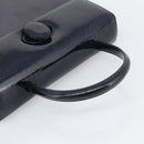 Cartier Turn Lock Hand Bag Patent Leather Black Auth ki6996M-7