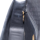 GUCCI Micro GG Canvas Shoulder Bag PVC Black Gold Auth ki6997A-19