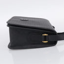 GUCCI Micro GG Canvas Shoulder Bag PVC Black Gold Auth ki6997A-5