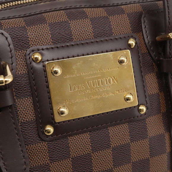 LOUIS VUITTON Damier Ebene Berkeley Hand Bag N52000 LV Auth ki6999M