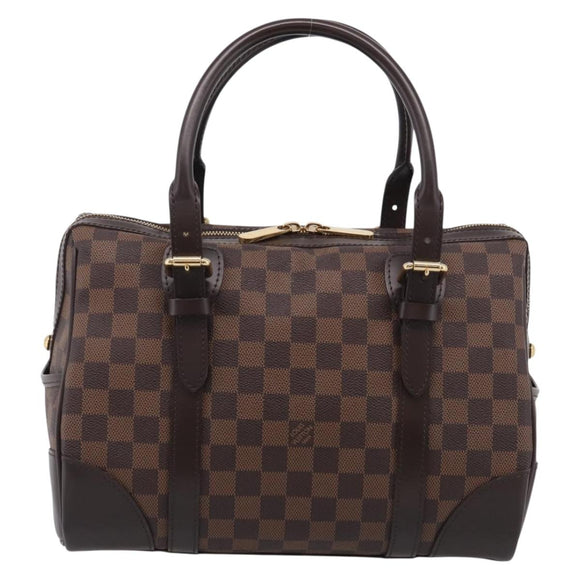 LOUIS VUITTON Damier Ebene Berkeley Hand Bag N52000 LV Auth ki6999M