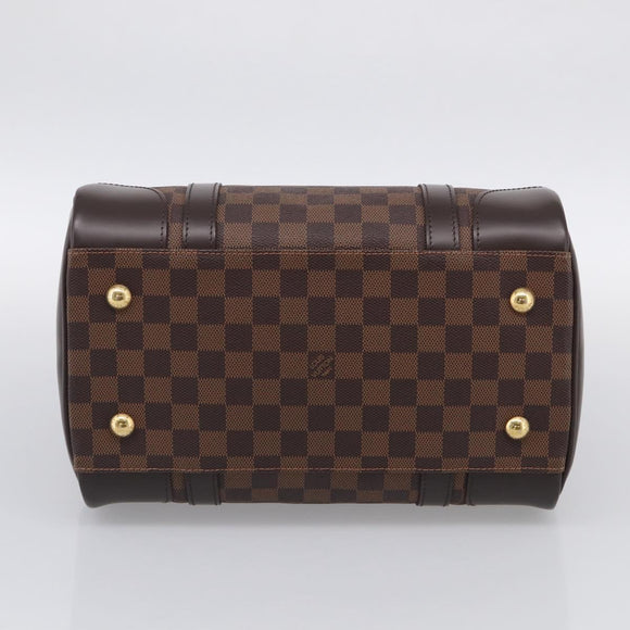 LOUIS VUITTON Damier Ebene Berkeley Hand Bag N52000 LV Auth ki6999M