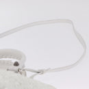Balenciaga Hand Bag Vinyl 2way White Silver Auth ki7000A-10
