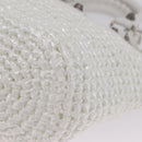 Balenciaga Hand Bag Vinyl 2way White Silver Auth ki7000A-14