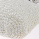 Balenciaga Hand Bag Vinyl 2way White Silver Auth ki7000A-16