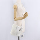 Balenciaga Hand Bag Vinyl 2way White Silver Auth ki7000A-24