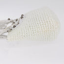 Balenciaga Hand Bag Vinyl 2way White Silver Auth ki7000A-5
