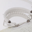 Balenciaga Hand Bag Vinyl 2way White Silver Auth ki7000A-8