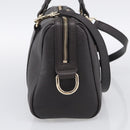 GUCCI Mini Boston Bag Leather 2way Dark Brown Gold 336665 Auth ki7002M-4