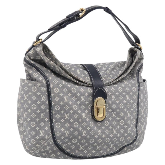 LOUIS VUITTON Monogram Idylle Romance Bag Gray Uncle M56700 LV Auth ki7006M