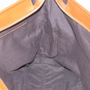 FENDI Pequin Canvas Tote Bag Brown Black Auth ki7008V-18