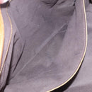 FENDI Pequin Canvas Tote Bag Brown Black Auth ki7008V-21