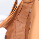CELINE Macadam Canvas Shoulder Bag PVC Beige Gold Auth ki7009V-18