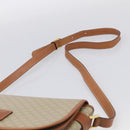 CELINE Macadam Canvas Shoulder Bag PVC Beige Gold Auth ki7009V-8