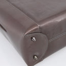 Christian Dior Maris Pearl Tote Bag Patent Leather 2way Gray Silver Auth ki7012A-13