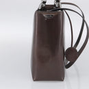 Christian Dior Maris Pearl Tote Bag Patent Leather 2way Gray Silver Auth ki7012A-4