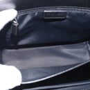 Christian Dior Trotter Canvas Tote Bag Black Silver Auth ki7013M-15