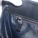 Christian Dior Trotter Canvas Tote Bag Black Silver Auth ki7013M-18