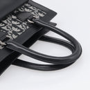 Christian Dior Trotter Canvas Tote Bag Black Silver Auth ki7013M-7