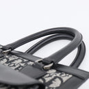 Christian Dior Trotter Canvas Tote Bag Black Silver Auth ki7013M-8