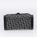 Christian Dior Trotter Canvas Tote Bag Black Silver Auth ki7013M-9