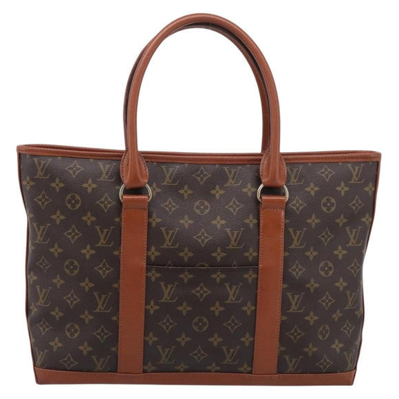 LOUIS VUITTON Monogram Sack Weekend PM Hand Bag M42425 LV Auth ki7017V