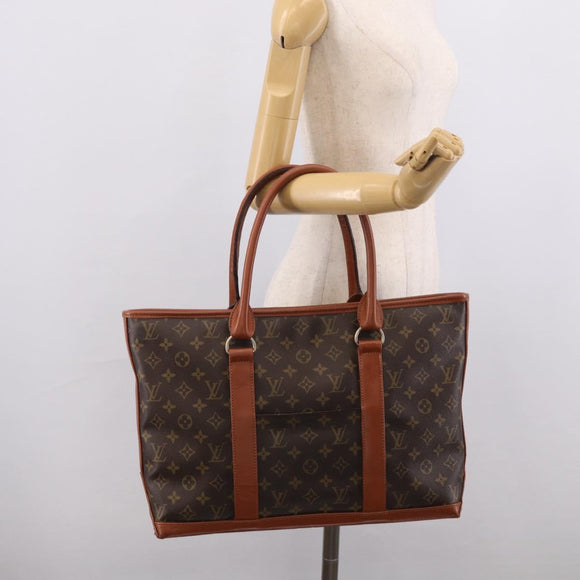 LOUIS VUITTON Monogram Sack Weekend PM Hand Bag M42425 LV Auth ki7017V