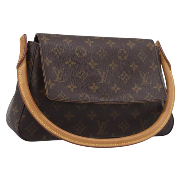 LOUIS VUITTON Monogram Mini Looping Shoulder Bag M51147 LV Auth ki7019M