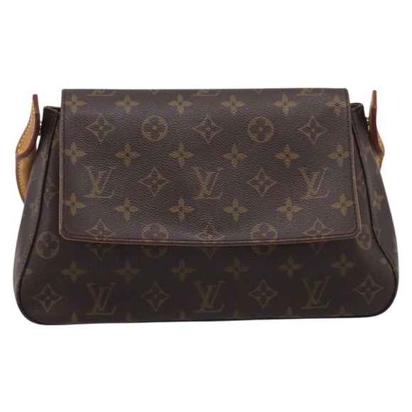 LOUIS VUITTON Monogram Mini Looping Shoulder Bag M51147 LV Auth ki7019M