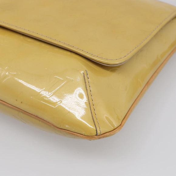 LOUIS VUITTON Monogram Vernis Thompson Street Bag Beige M91301 LV Auth ki7022V