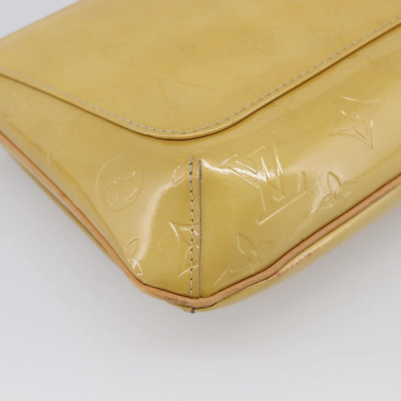 LOUIS VUITTON Monogram Vernis Thompson Street Bag Beige M91301 LV Auth ki7022V