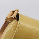 LOUIS VUITTON Monogram Vernis Thompson Street Bag Beige M91301 LV Auth ki7022V-15