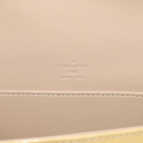 LOUIS VUITTON Monogram Vernis Thompson Street Bag Beige M91301 LV Auth ki7022V