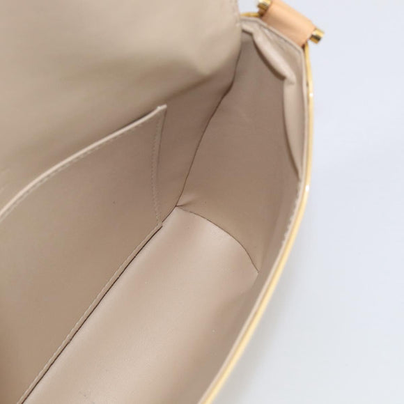 LOUIS VUITTON Monogram Vernis Thompson Street Bag Beige M91301 LV Auth ki7022V