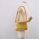 LOUIS VUITTON Monogram Vernis Thompson Street Bag Beige M91301 LV Auth ki7022V-23