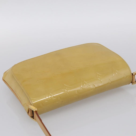 LOUIS VUITTON Monogram Vernis Thompson Street Bag Beige M91301 LV Auth ki7022V