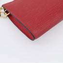 LOUIS VUITTON Epi Pochette Accessoires Pouch Red M52947 LV Auth ki7026A-11
