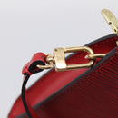 LOUIS VUITTON Epi Pochette Accessoires Pouch Red M52947 LV Auth ki7026A-15