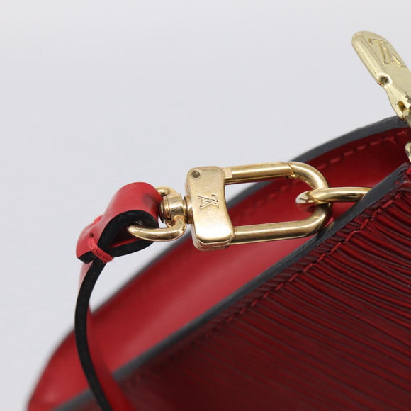 LOUIS VUITTON Epi Pochette Accessoires Pouch Red M52947 LV Auth ki7026A