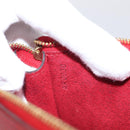 LOUIS VUITTON Epi Pochette Accessoires Pouch Red M52947 LV Auth ki7026A-20