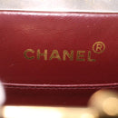 CHANEL Matelasse Clasp Chain Shoulder Bag Lamb Skin Black CC Auth kk164-18